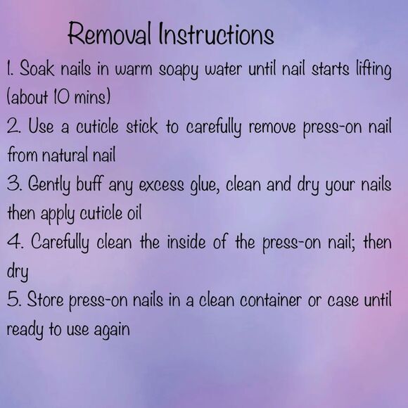 Abstract Design pressons - Picture 4 of 6